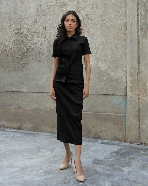 Elena Button Down Set