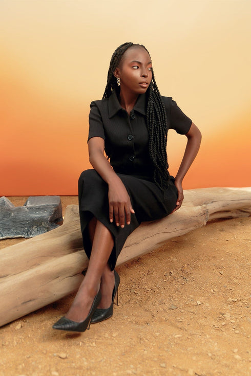 Elena Button Down Set