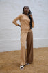 Two Tone Wide Leg