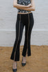 Gold Tipped Slit Pants