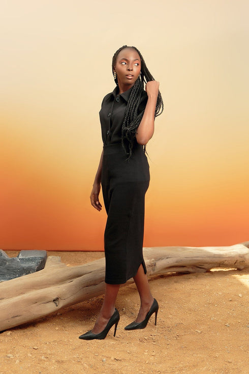 Elena Button Down Set