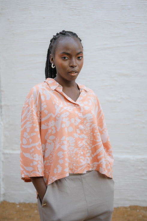 Poppy Print Shirt