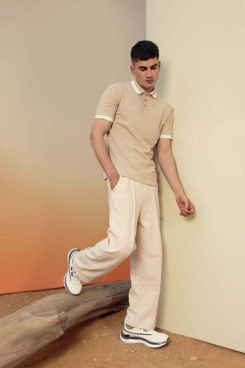 Textured Knit Trousers