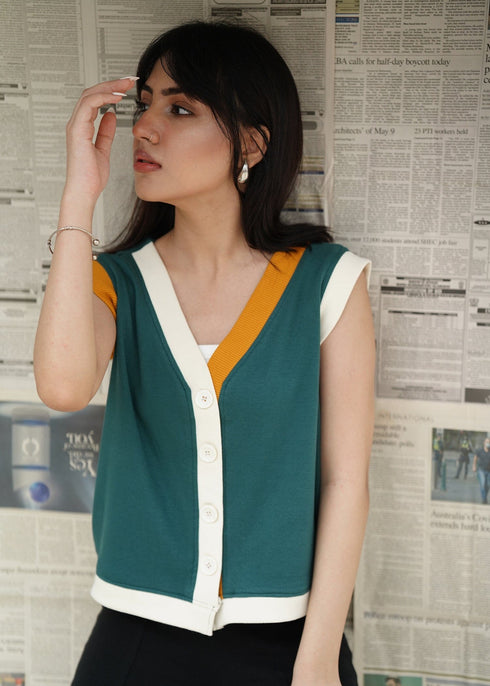 Contrast Vest