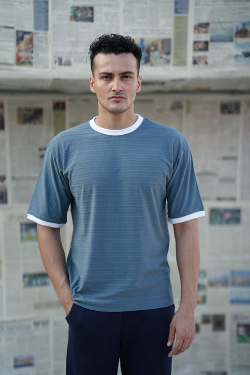 Stonewash Blue Tee