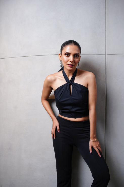 Black Tie Halter