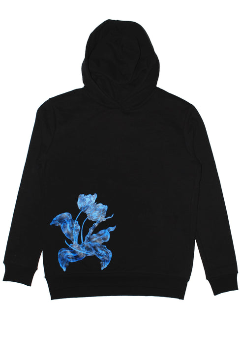 Printed Floral Hoodie