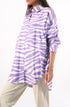 Violet Stripe Button Down