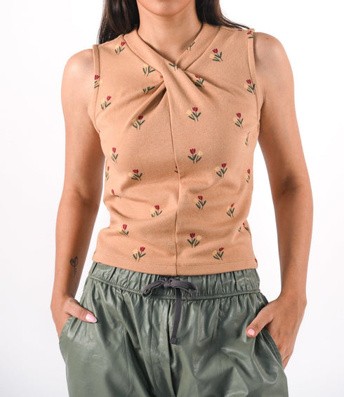 Knot Top - Floral