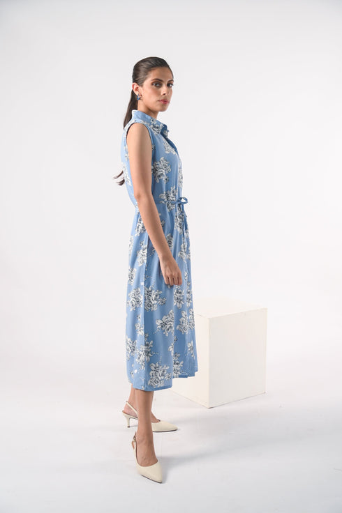 White Petal Summer Dress