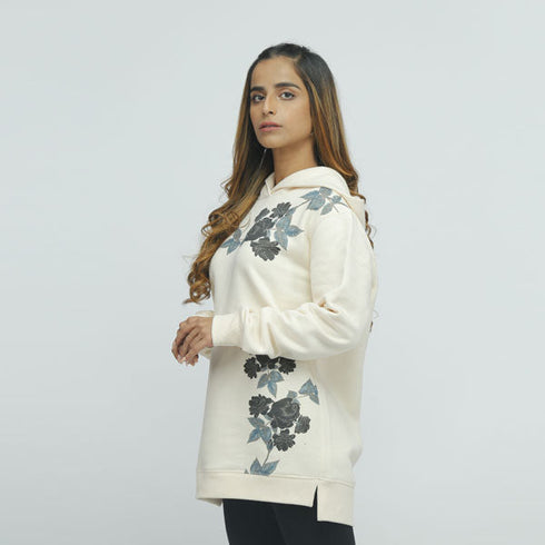 Heavyweight Hoodie Floral