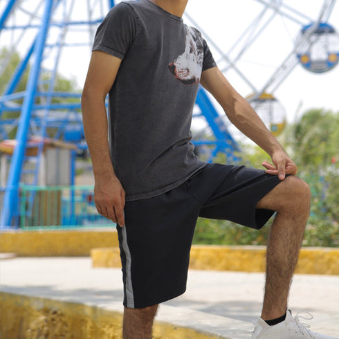 Reflective Panel Shorts