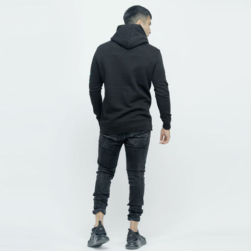 Heavyweight Hoodie-Embroidered Sleeves
