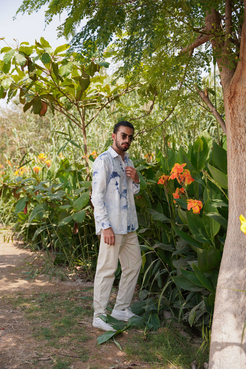 Blue Lagoon Printed Shirt
