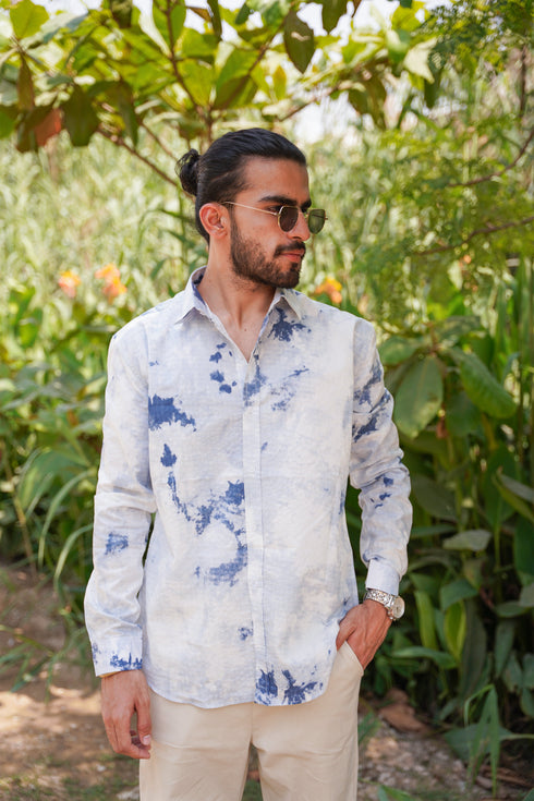 Blue Lagoon Printed Shirt