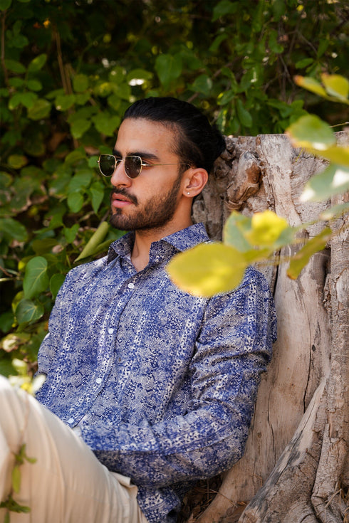 Marble Printed Shirt