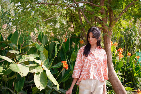 Poppy Print Shirt