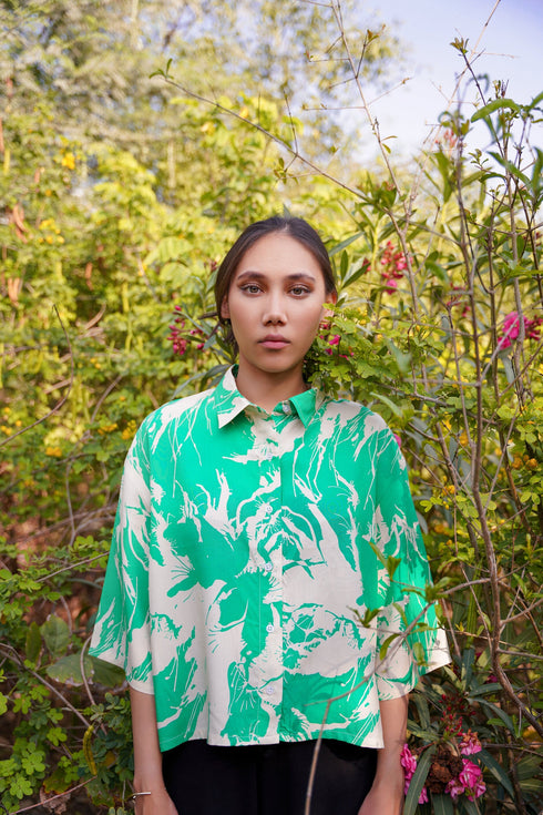 Forest Breeze Button Down