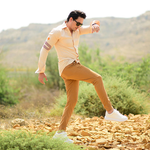 Boho Art Button Down