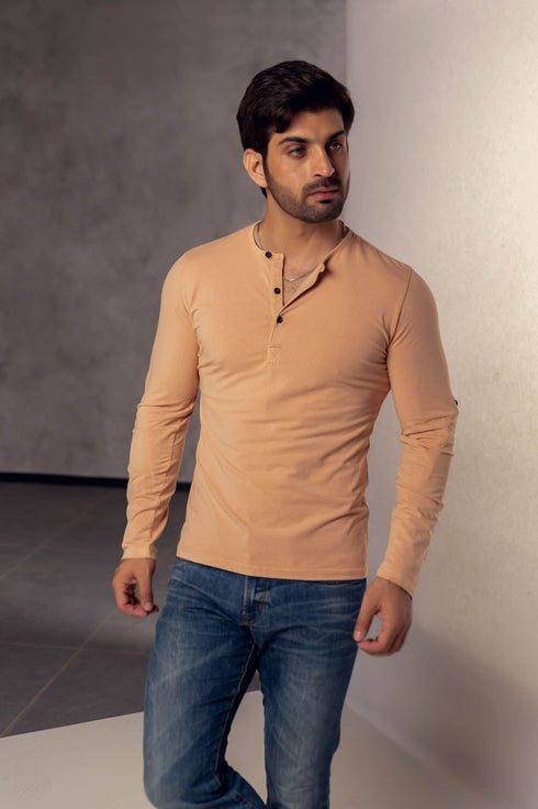 Henley Long Sleeve T