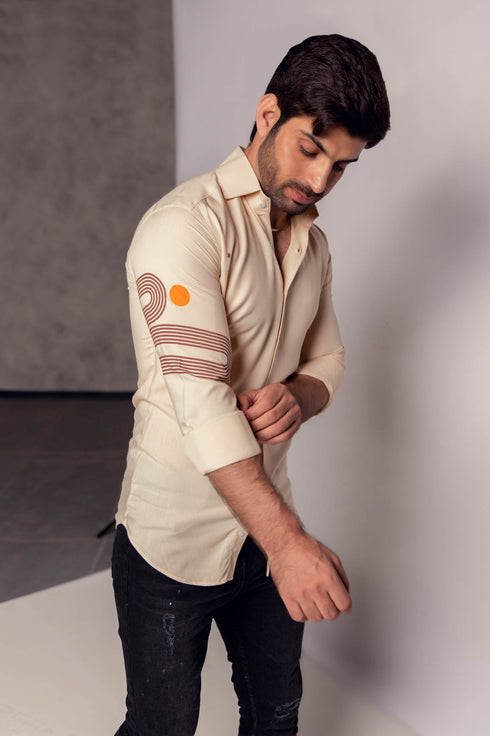 Boho Art Button Down