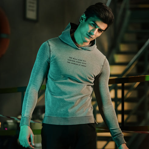 The Wolf - Mineral Washed Hoodie