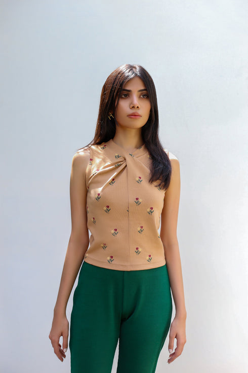 Knot Top - Floral
