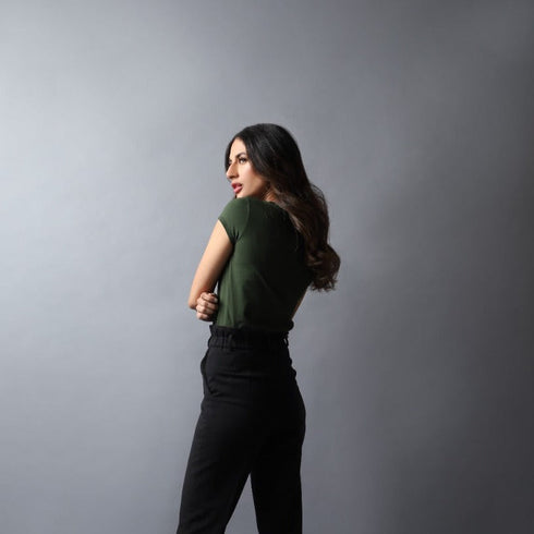 Fitted Slogan T-Shirt