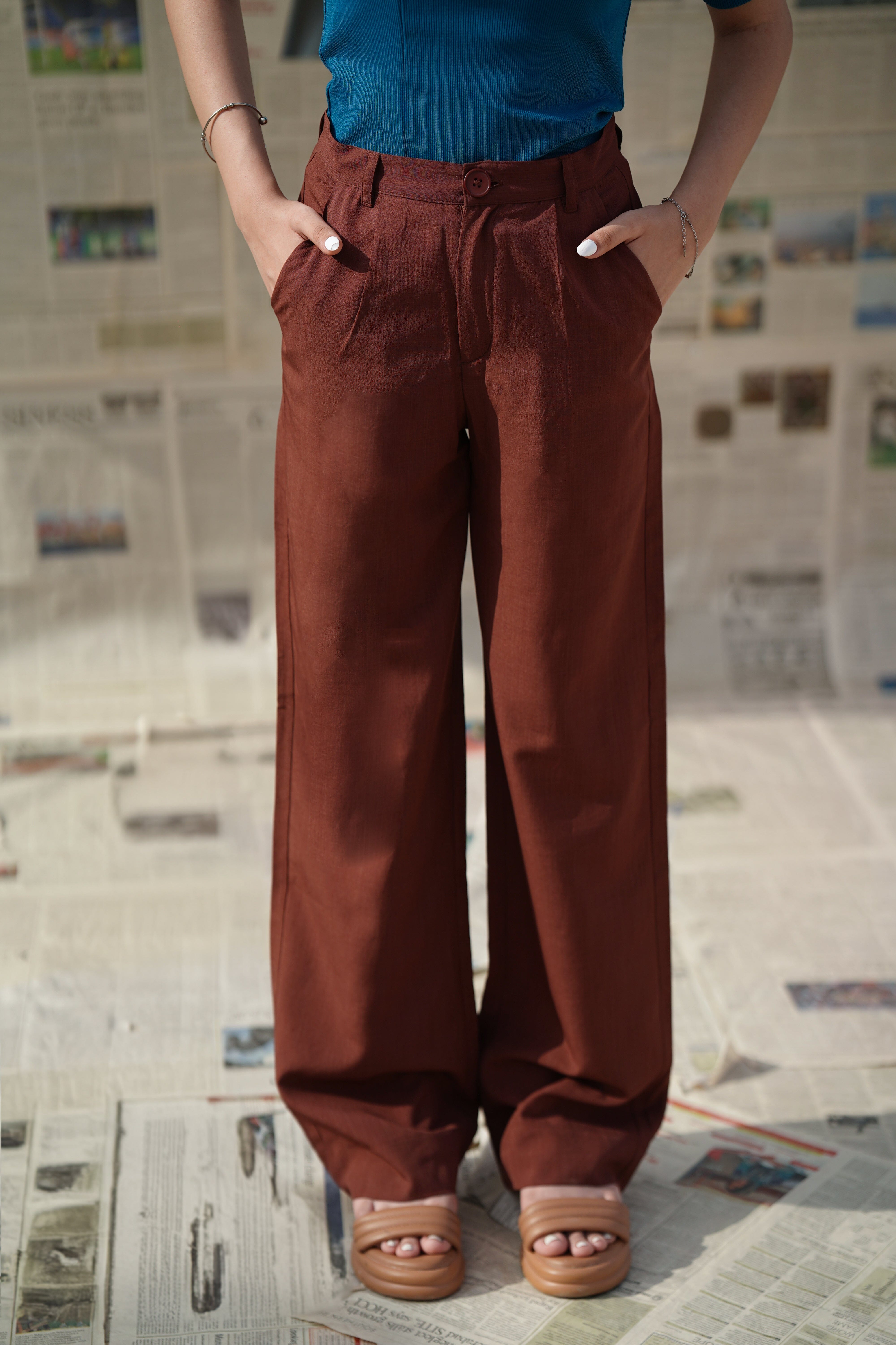 Wide Leg Formal Pants dresscodepk